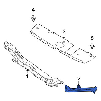 Nissan OE - Front Left Outer Radiator Support Tie Bar Extension
