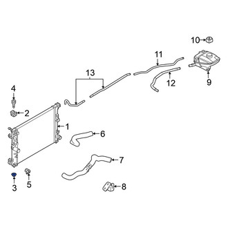 Nissan OE - Lower Radiator Insulator