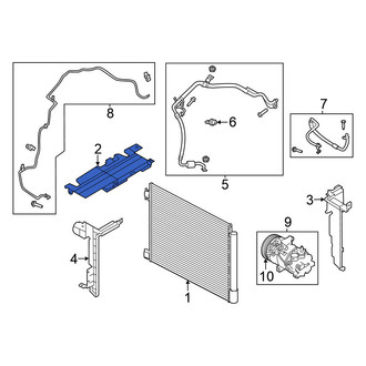 Nissan OE - Front Upper A/C Condenser Duct