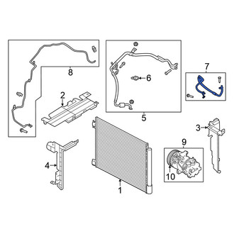 Nissan OE - A/C Refrigerant Discharge Hose