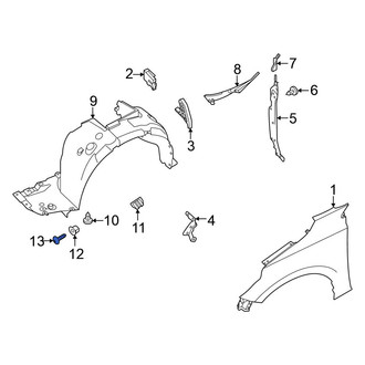 Nissan OE - Bumper Cover Screw