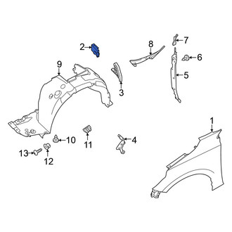 Nissan OE - Right Fender Seal