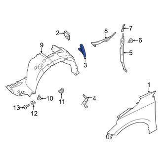 Nissan OE - Front Right Fender Seal