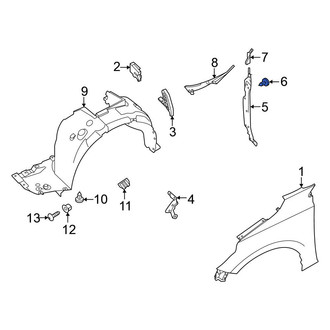Nissan OE - Fender Insulator Clip