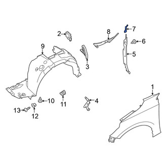 Nissan OE - Front Left Upper Fender Filler Panel