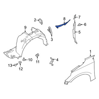 Nissan OE - Front Left Fender Filler Panel