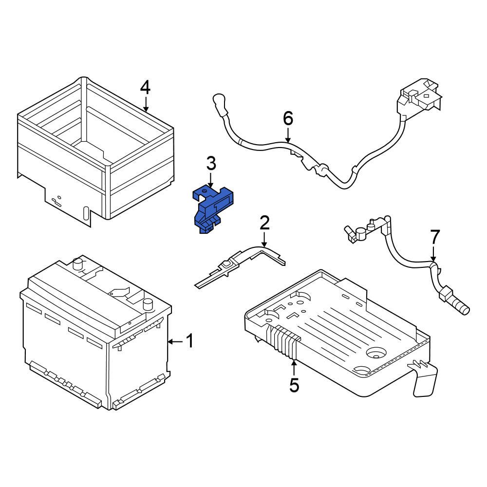 Nissan OE 244G06LA1A Battery Current Sensor