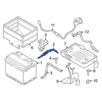 Nissan OE - Battery Hold Down