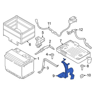 Nissan OE - Lower Battery Tray Bracket