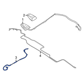 Nissan OE - Front Antenna Cable