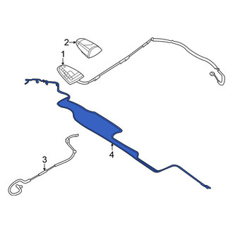 Nissan OE - Rear Antenna Cable