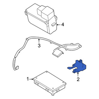 Nissan OE - GPS Navigation Control Module Bracket
