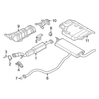 Nissan OE - Exhaust System - Exhaust Components