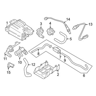 Nissan OE - Emission System - Emission Components