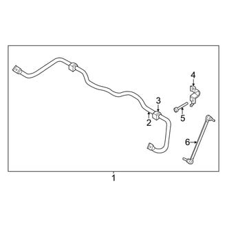 Nissan OE - Front Suspension - Stabilizer Bar & Components