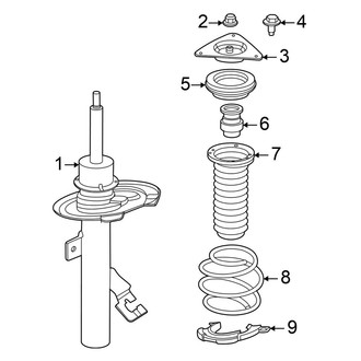 Nissan OE - Front Suspension - Struts & Components