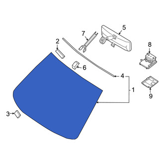 Nissan OE - Front Windshield