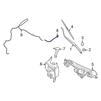 Nissan OE - Front Windshield Washer Nozzle