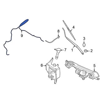 Nissan OE - Front Windshield Washer Hose