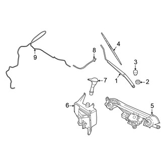 Nissan OE - Windshield - Wiper & Washer Components