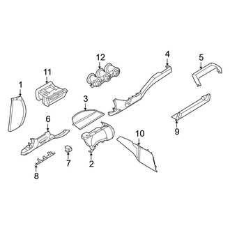 Nissan OE - Instrument Panel Components