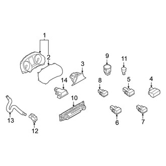 Nissan OE - Instrument Panel - Cluster & Switches