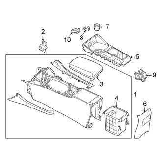 Nissan OE - Center Console (Upper Components)
