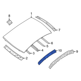 Nissan OE - Left Inner Roof Side Rail