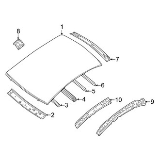 Nissan OE - Roof & Components (W/O Sunroof), (S / SR / SV)