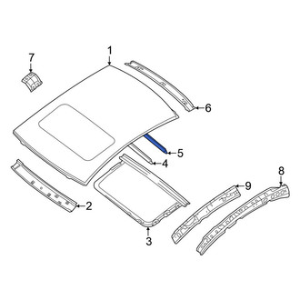 Nissan OE - Rear Roof Bow