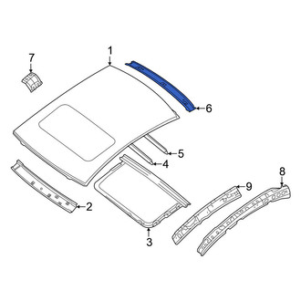 Nissan OE - Rear Roof Header Panel