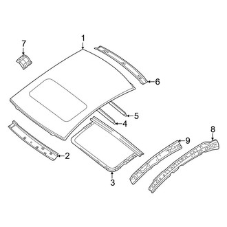 Nissan OE - Roof & Components (With Sunroof), (SR / SV)