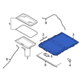 Nissan OE - Sunroof Frame