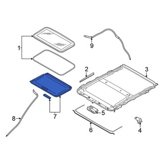 Nissan OE - Sunroof Cover