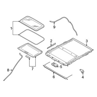 Nissan OE - Roof - Sunroof