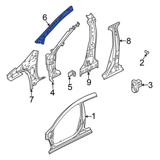Nissan OE - Left Upper Inner Body A-Pillar
