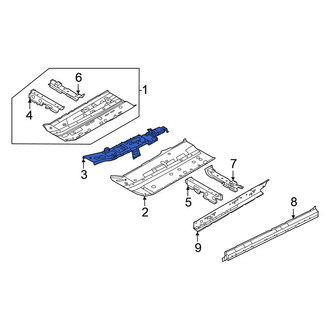 Nissan OE - Front Center Floor Pan