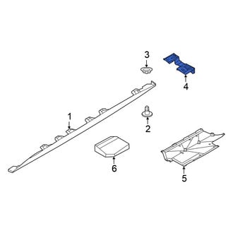 Nissan OE - Rear Left Stone Deflector