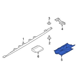 Nissan OE - Front Left Floor Pan Splash Shield