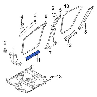 Nissan OE - Front Right Door Sill Plate