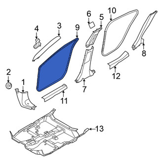 Nissan OE - Front Inner Door Seal