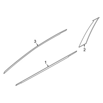 Nissan OE - Front Door - Exterior Trim