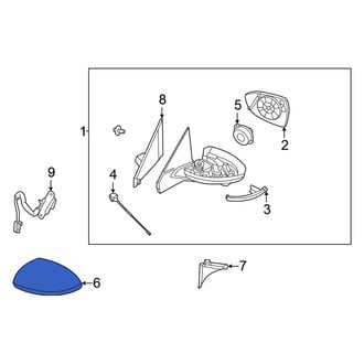 Nissan OE - Front Left Door Mirror Cover