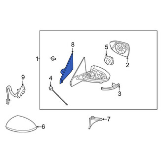Nissan OE - Front Right Door Mirror Trim Ring