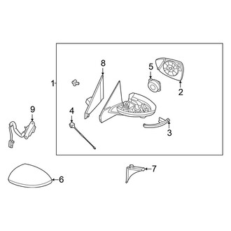 Nissan OE - Front Door - Outside Mirrors