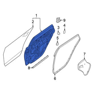 Nissan OE - Rear Left Door Shell