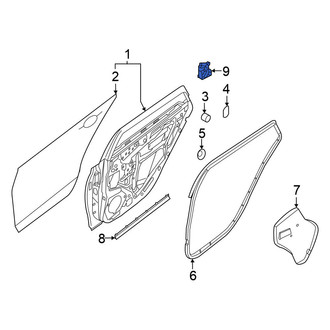 Nissan OE - Front Left Door Opening Trim