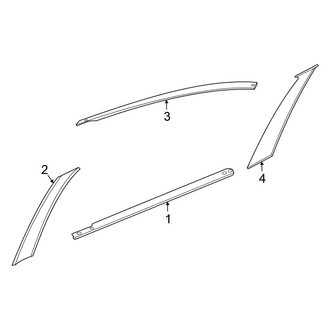 Nissan OE - Rear Door - Exterior Trim