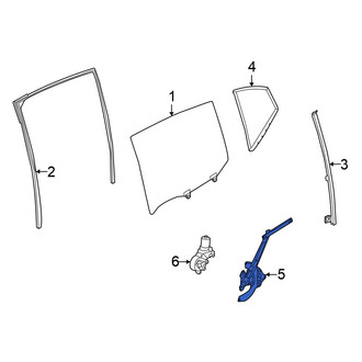 Nissan OE - Rear Right Window Regulator