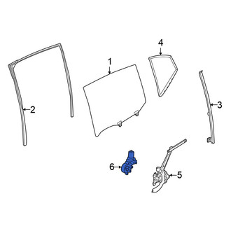 Nissan OE - Rear Left Window Motor